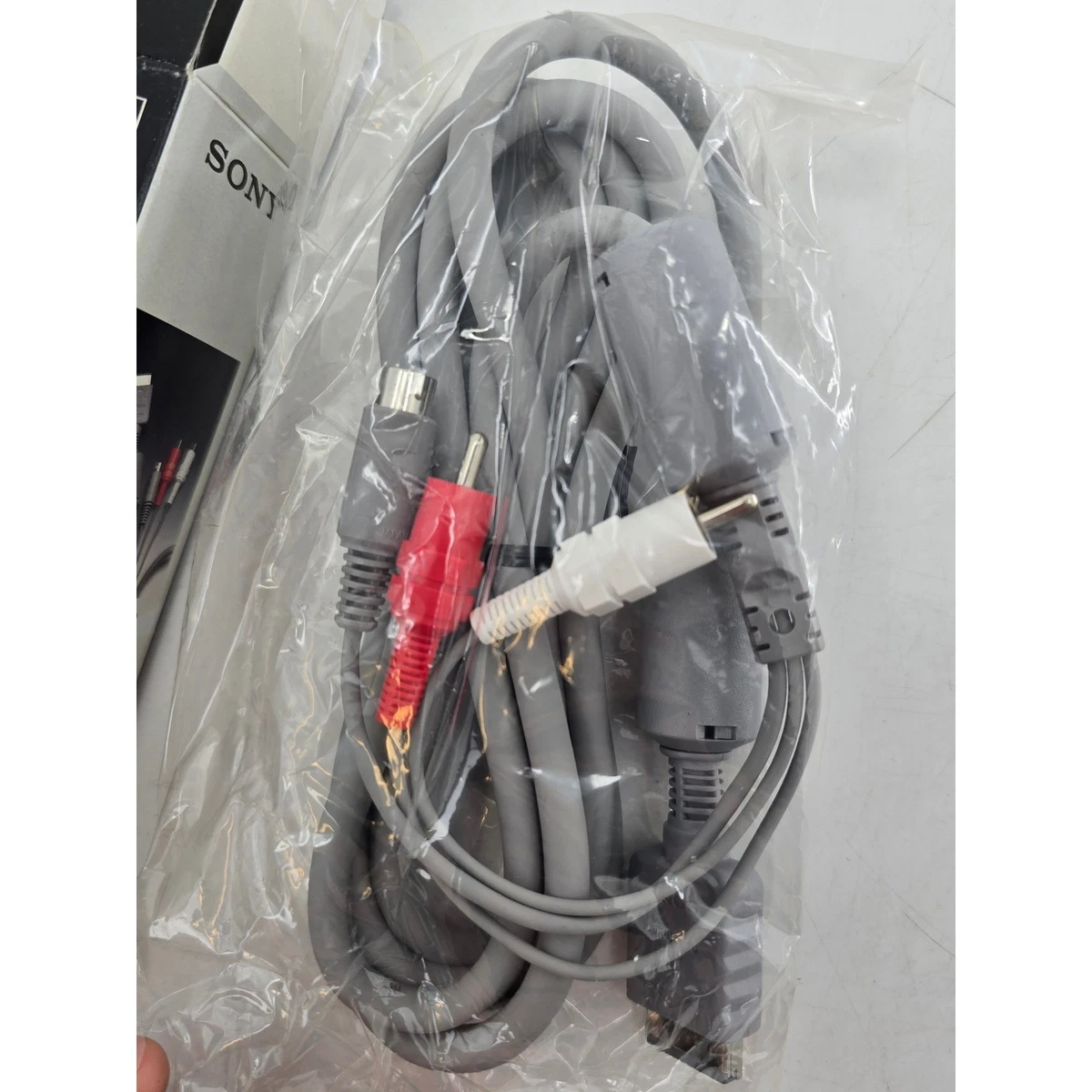 Cable Sony PlayStation S-Video SCPH-1100 94050 Gris PS1 PS2 PS3 - NUEVO