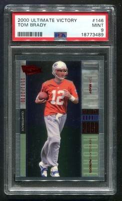 2000 Ultimate Victory Tom Brady RC 1181/2000 PSA 9 MINT