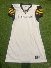 2018 TEAM ISSUED HAMILTON TIGER-CATS ADIDAS CFL FOOTBALL JERSEY Sz 44