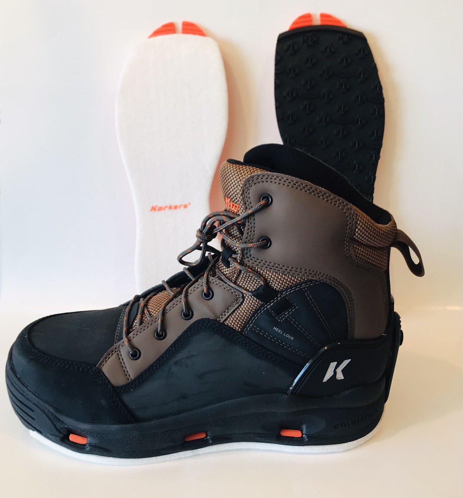 Korkers Buckskin Wading boots w/Felt 