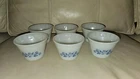 Vintage Mid Century Dynaware Pyr-O-Rey Milk Glass Custard Cups Ramekins set of 6