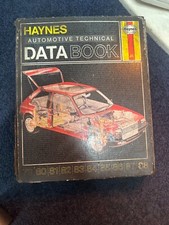 Haynes automtive technical data book 1979-1988