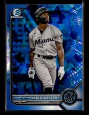 2022 Bowman Draft Sapphire Edition #BDC-35 Kahlil Watson Miami Marlins
