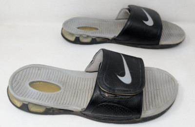 Nike Men's Air Experience Slide Sandals Gray Black Size 12 487331-001 2011 VTG