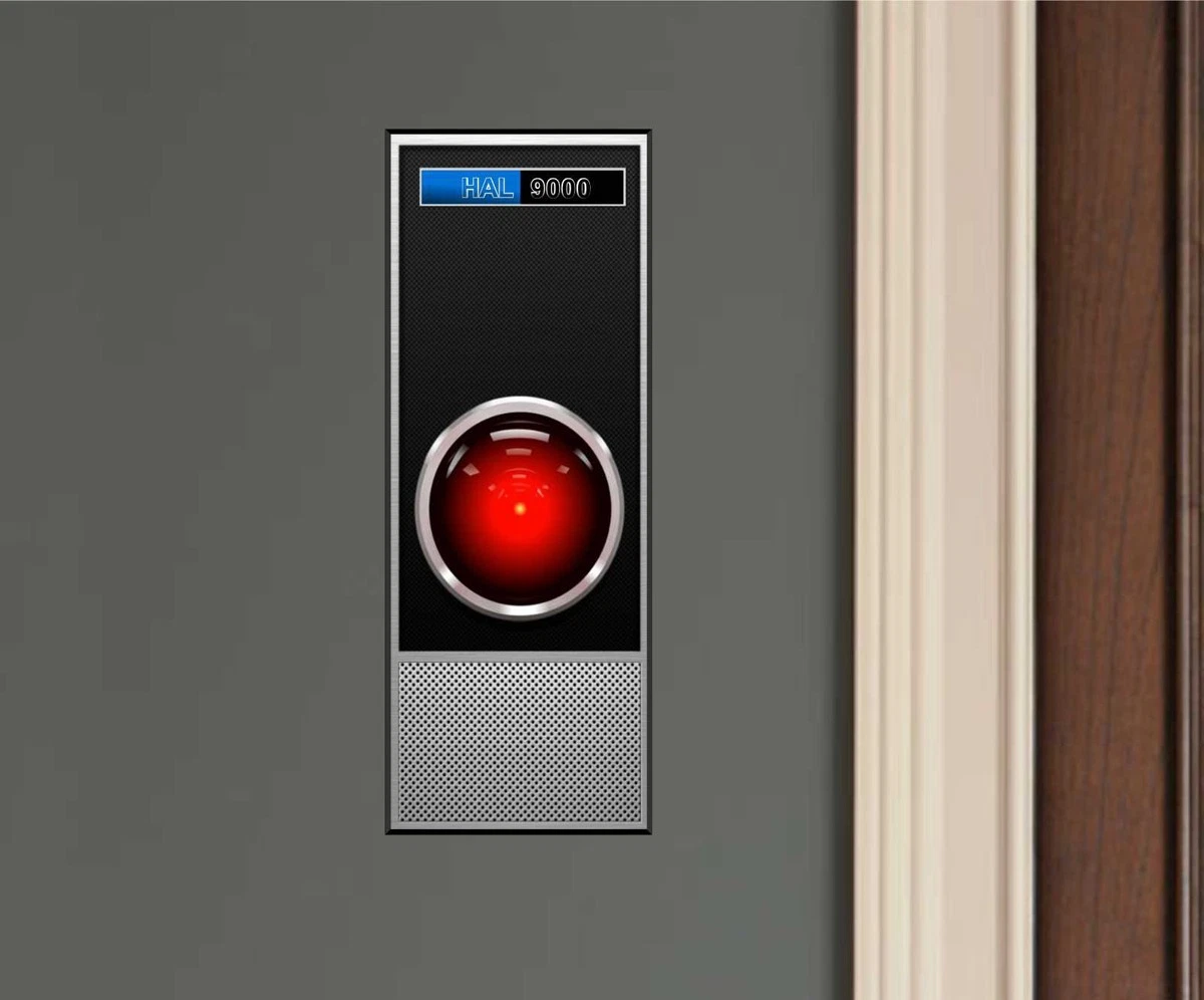 HAL 9000 2001: A Space Odyssey Movie Repositionable Decal Sticker-Great  Gift!