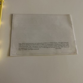 1994 Richard Scarry's Huckle and Lowly's Busiest Day Ever Sega Pico w/ Manual