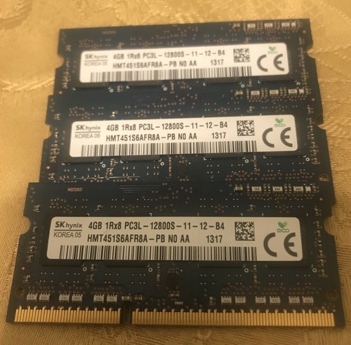 Hynix 4gb 1rx8 Pc3l 12800s 11 12 B4 Genuine SK Hynix 4GB 1Rx8 PC3L-12800S-11-12- B4 HMT451S6AFR8A | eBay