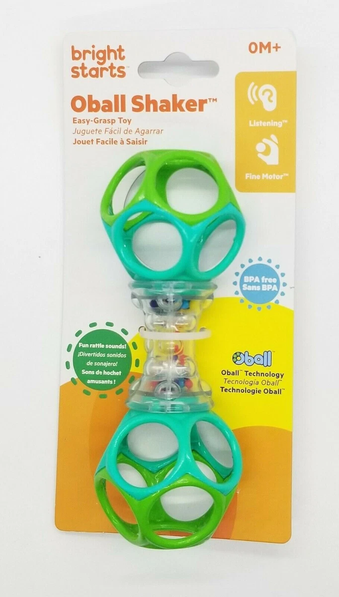 Oball Shaker Rattle Toy, Ages Newborn +