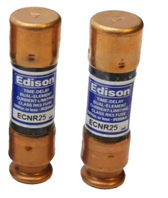 NEW EDISON ECNR150 150 AMP FUSE CLASS RK5 DUAL ELEMENT TIME DELAY 250 NEW EDISON ECNR150 150 AMP FUSE CLASS RK5 DUAL ELEMENT TIME DELAY 250
