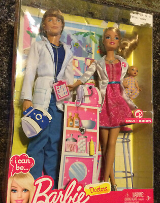 2010 Mattel W1379 Barbie I Can Be Doctors With Ken A Kohl's