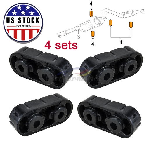 4pcs Exhaust Muffler Hanger Insulator 15092802 For 19992020 Chevy GMC