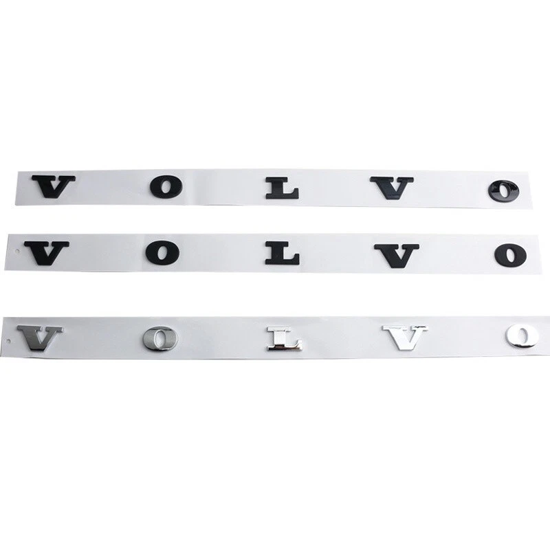 For Volvo XC60 XC90 S90 XC40 S60 C30 S80 V60 Rear Trunk Letter emblem sticker Foto 2 de 4