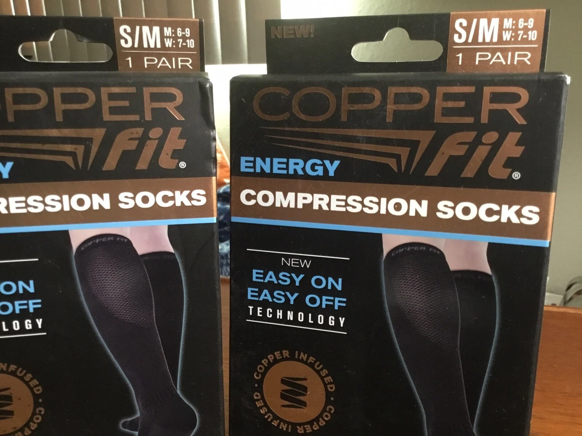 Copper Fit Energy Socks Easy On Easy Off Online