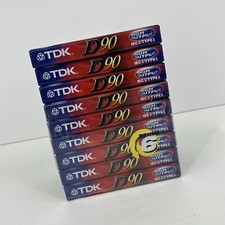 TDK D90 Blank Recordable Cassette Tapes Lot Of 9 High Output