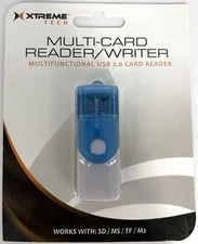 XTreme Tech Multi Card Reader Writer USB 2.0 Secure Digital Multifunctional SD