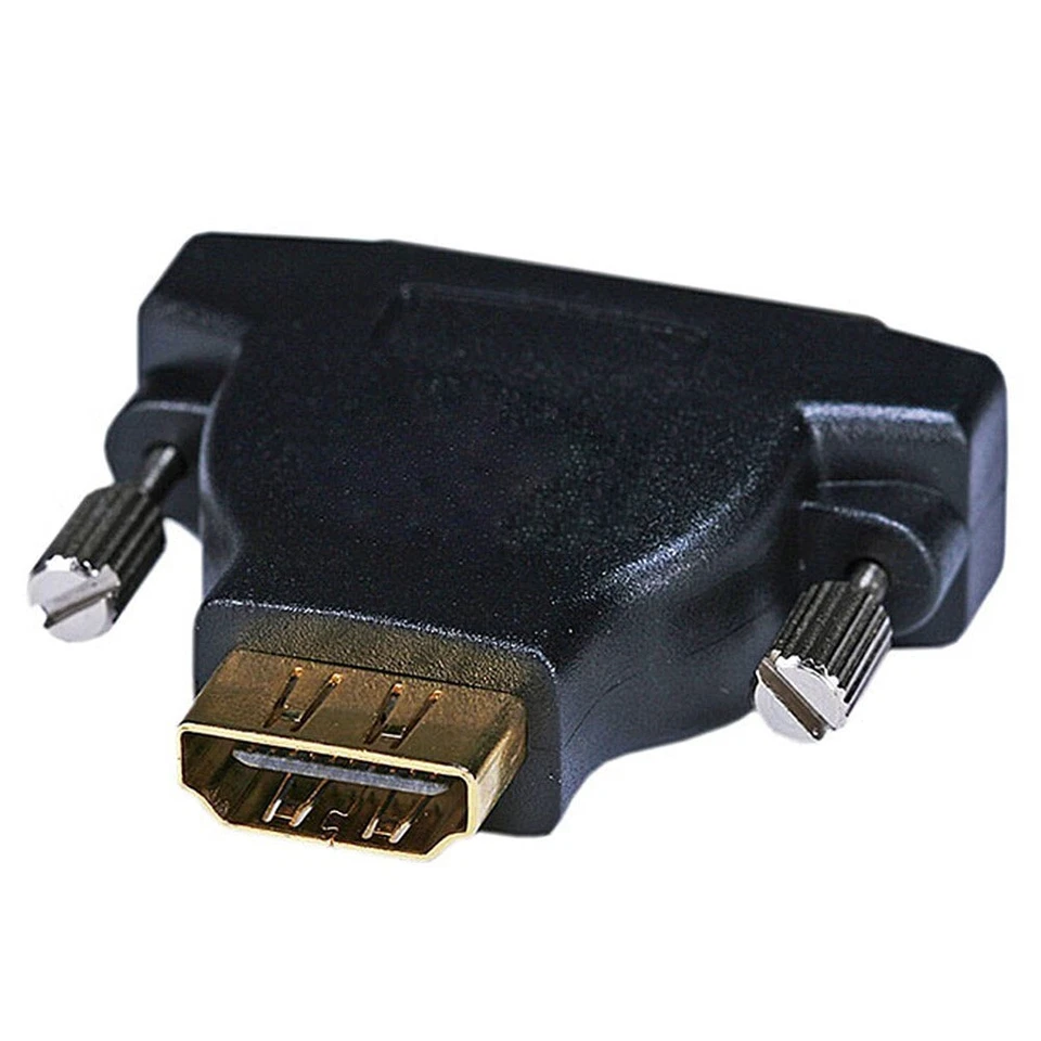 M1-D to HDMI Video Adapter M1-D P&D Male to HDMI Female Converter Adapter Gold - Image 3 of 4