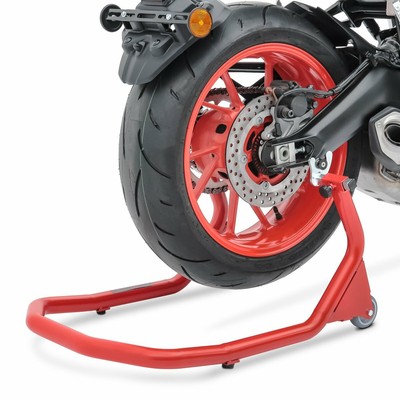 Motorrad Montageständer Rangierhilfe BC Aprilia RSV4 hinten Hinterrad Motorrad Montageständer Rangierhilfe BC Aprilia RSV4 hinten Hinterrad