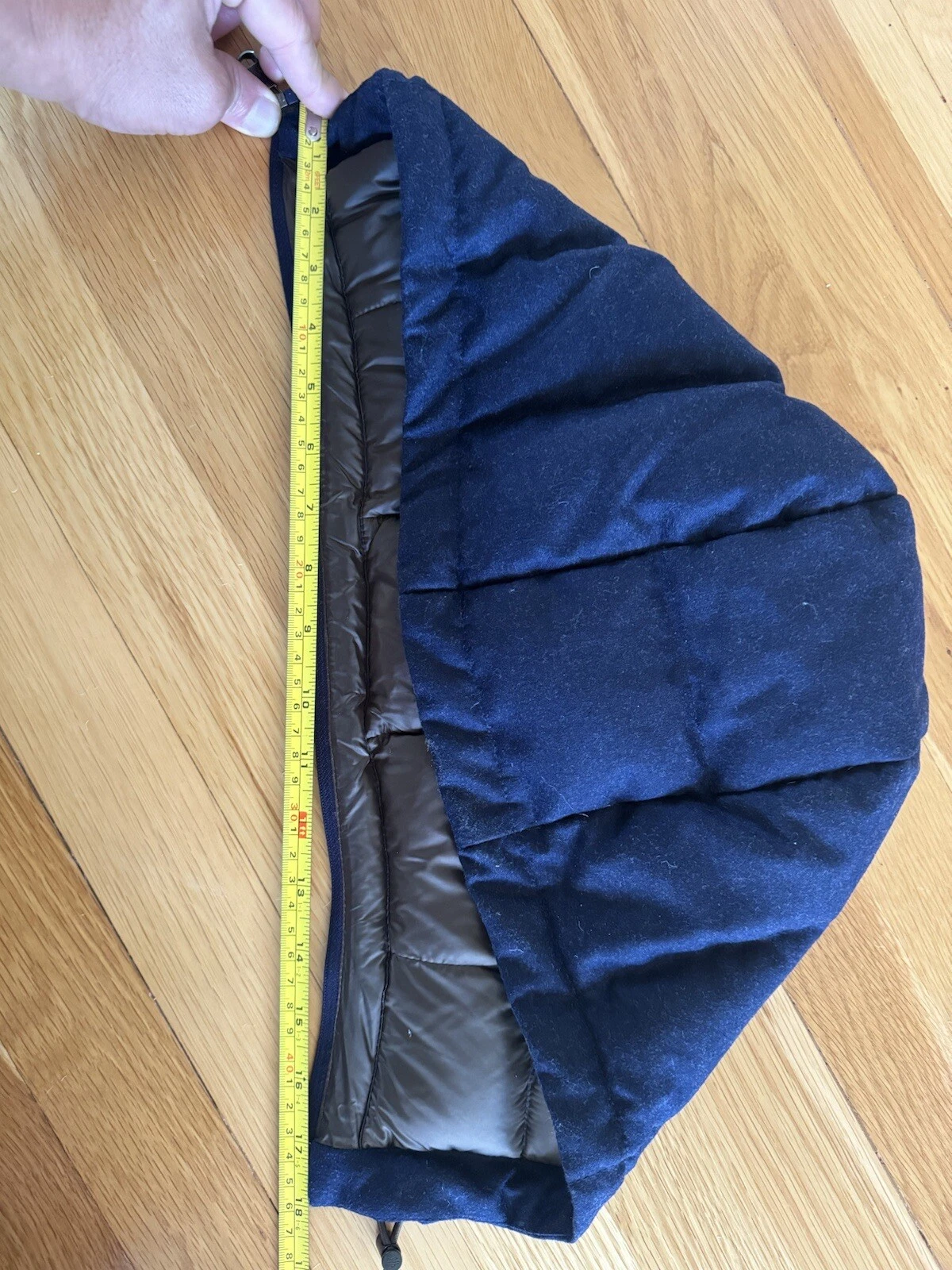 Felpa con cappuccio rimovibile Moncler Nuovissima Cerniera nera o cerniera blu navy