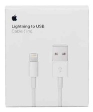Image of ORIGINAL Apple ChaRGING CABEL USB to Lightning WITH APPLE 5V ADAPTOR - 1M