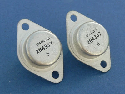 SGS ATES 2N4347 NPN Silizium Power Transistor Lot mit 2 Stück - Bild 1 von 2