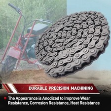 35 Roller Bike Chain Master Link CUSTOM LENGTH for Mini Bike Go Kart Scooter
