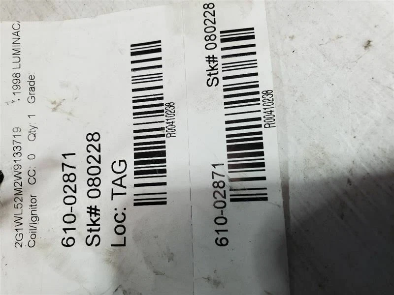 Chevrolet Luminacar 1988-2003, bobina/encendedor, número de pieza: 610-02871 Foto 3 de 4