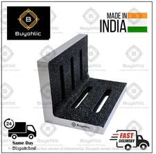 Precision Caste Iron Slotted Angle Plate 110 x 89 x 75 mm