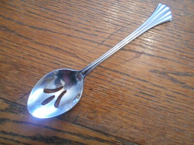 Towle Georgian House ATHENA 18/8 Stainless Slotted Table Serving Spoon 3193