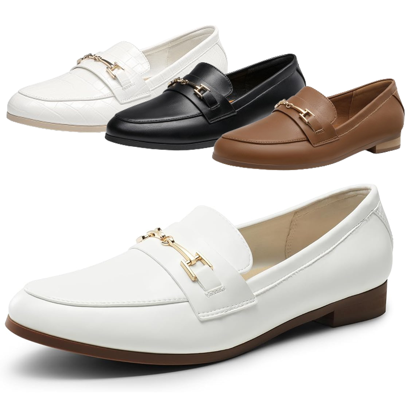 Ladies Shoes Amazon Women's Leather Loafers Women Casual Slip On Loafers Close Toe Comfortable Office Loafer Shoes White Ladies Shoes Amazon Women's Leather Loafers Women Casual Slip On Loafers Close Toe Comfortable Office Loafer Shoes White