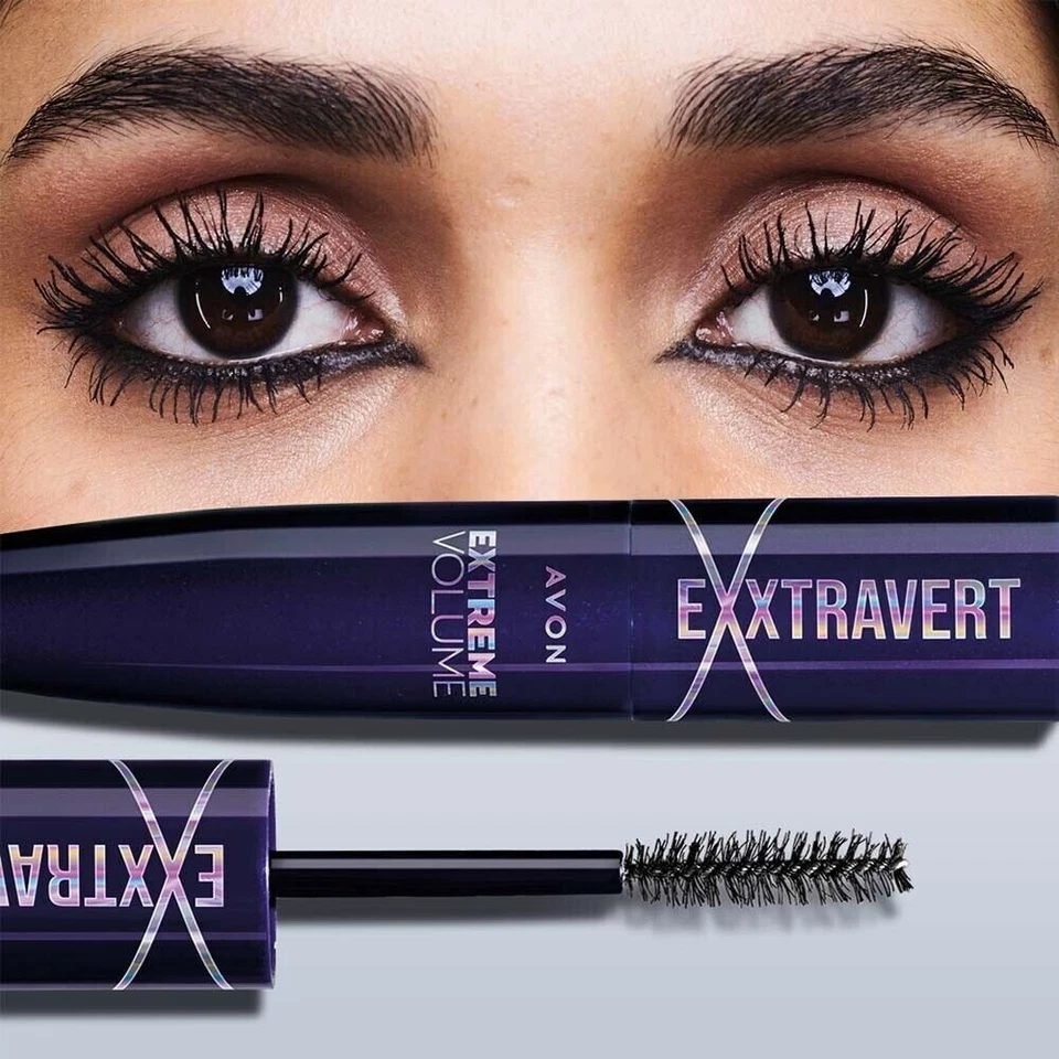 Avon Mascara Extravert Extreme Volume Blackest Black New Sealed - Image 2 of 4