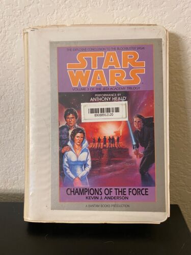 Livre audio cassette Star Wars Jedi Academy Trilogy Partie 3 Champions of the Force - Photo 1 sur 4