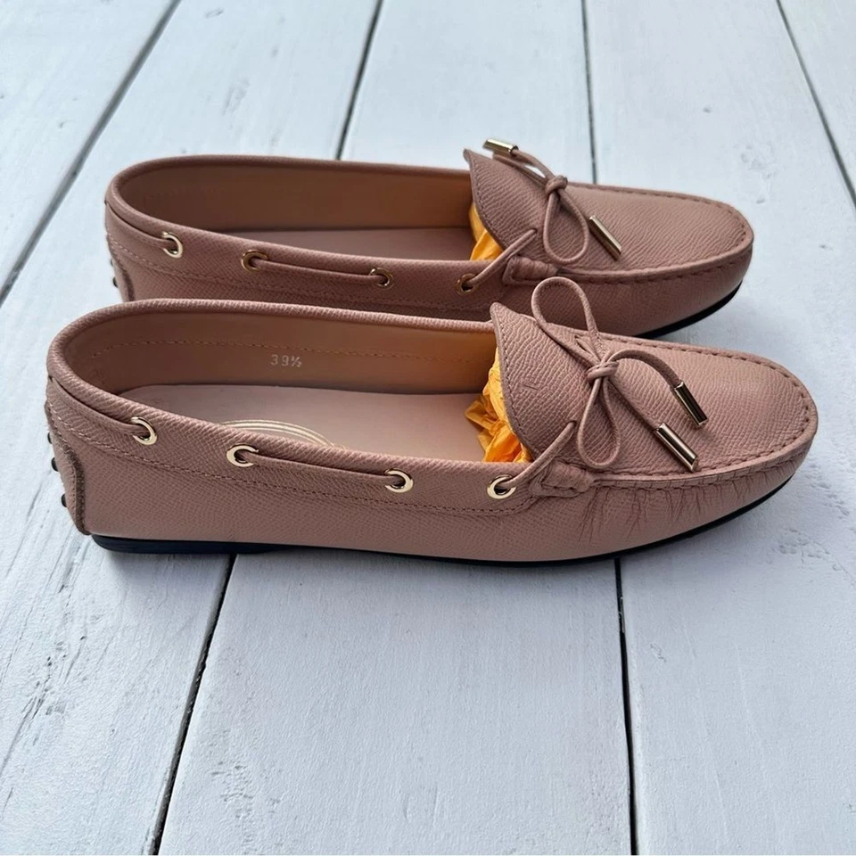 Tod's Gommino Leather Loafer - pink Size 39.5 = US 9.5 - Image 3 of 4