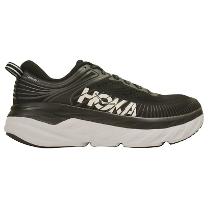 Hommes Hoka One One Bondi 7 Baskets Noires Trail Running EU40 UK6.5 US7 HK96 - Photo 1/4