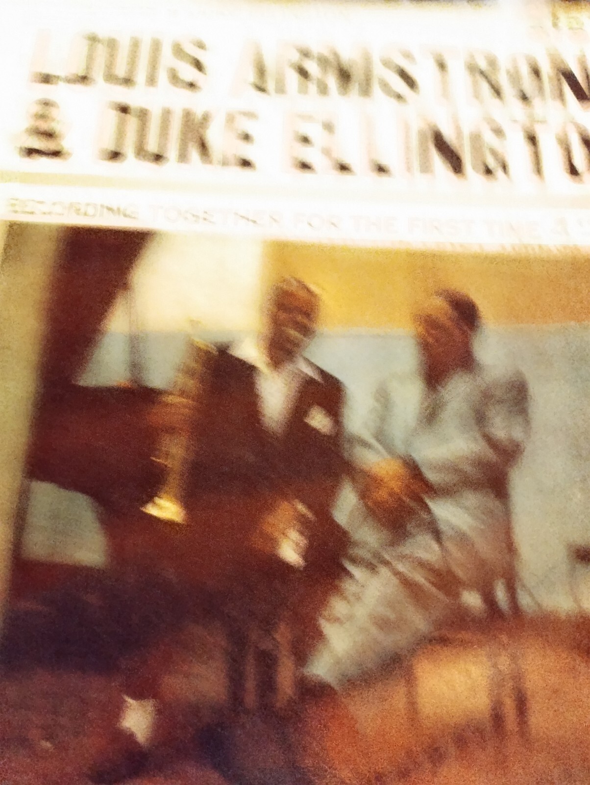 Louis Armstrong & Duke Ellington : Recording Together for the First Time VINYL
