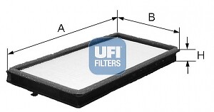 UFI Innenraumfilter Partikelfilter FüR BMW 5Er E34 Alpina B10 53.046.00-image