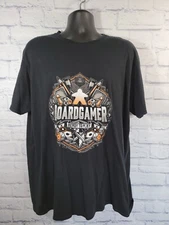 TeeFury Men’s Graphic T-shirt BoardGamer Size XXL Tabletop Game Cards Black