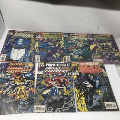TRANSFORMERS GENERATION 2 - #1-7 Run 1993 MARVEL COMICS