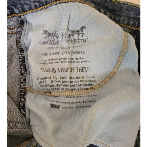 Jeans Levi Strauss effetto invecchiato 505 taglio dritto 36W 30L - Foto 5 di 6