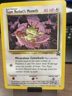 Pokémon TCG Team Rockets Meowth Black Star Promo Misty’s Seadra Prelease