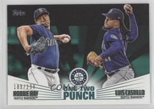 2023 Topps Series 1 One-Two Punch Black 189/299 Robbie Ray Luis Castillo 19um