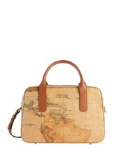 Alviero Martini Prima Classe - Bauletto piccolo con tracolla in tessuto stampa G