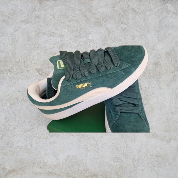 Zapatillas Puma Suede XL Verde Oscuro