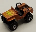 Vintage Matchbox CJ5 4x4 Jeep Golden Eagle Diecast Car 1981 Metallic Brown