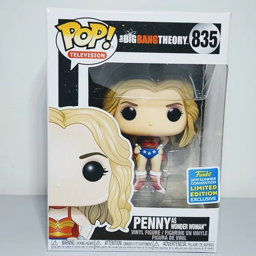 Funko Pop: The Big Bang Theory - Penny as Wonder Woman #835 SDCC 2019 Exclusive
