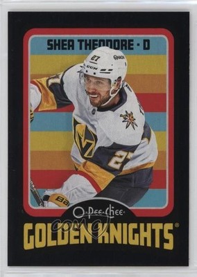 2024-25 O-Pee-Chee Retro Black Border 19/100 Shea Theodore #345 1yj