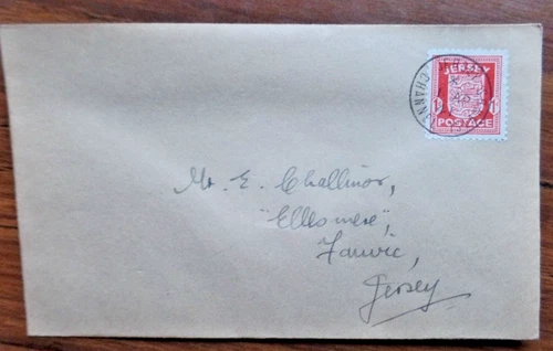 Jersey  1d Arms 01/04/41 FDC
