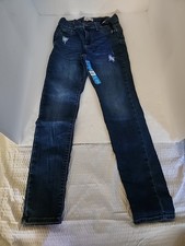 Girl's Jordache Super Skinny Adjustable Waist Jeans Size 16 Slim NWT