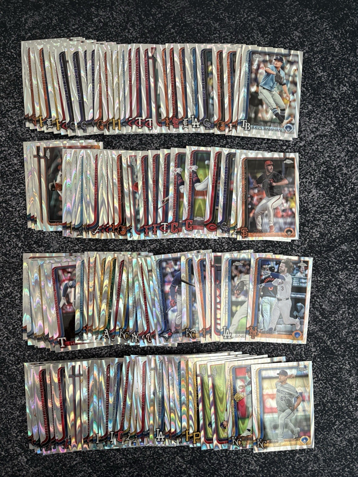 2025 Topps Chrome,Ray Wave Refractors,1-300,10 card minimum 10/$6.00 free ship !