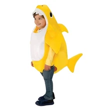 Brand New! Pinkfong Toddler Baby Shark Halloween Costume with sound 2-3T