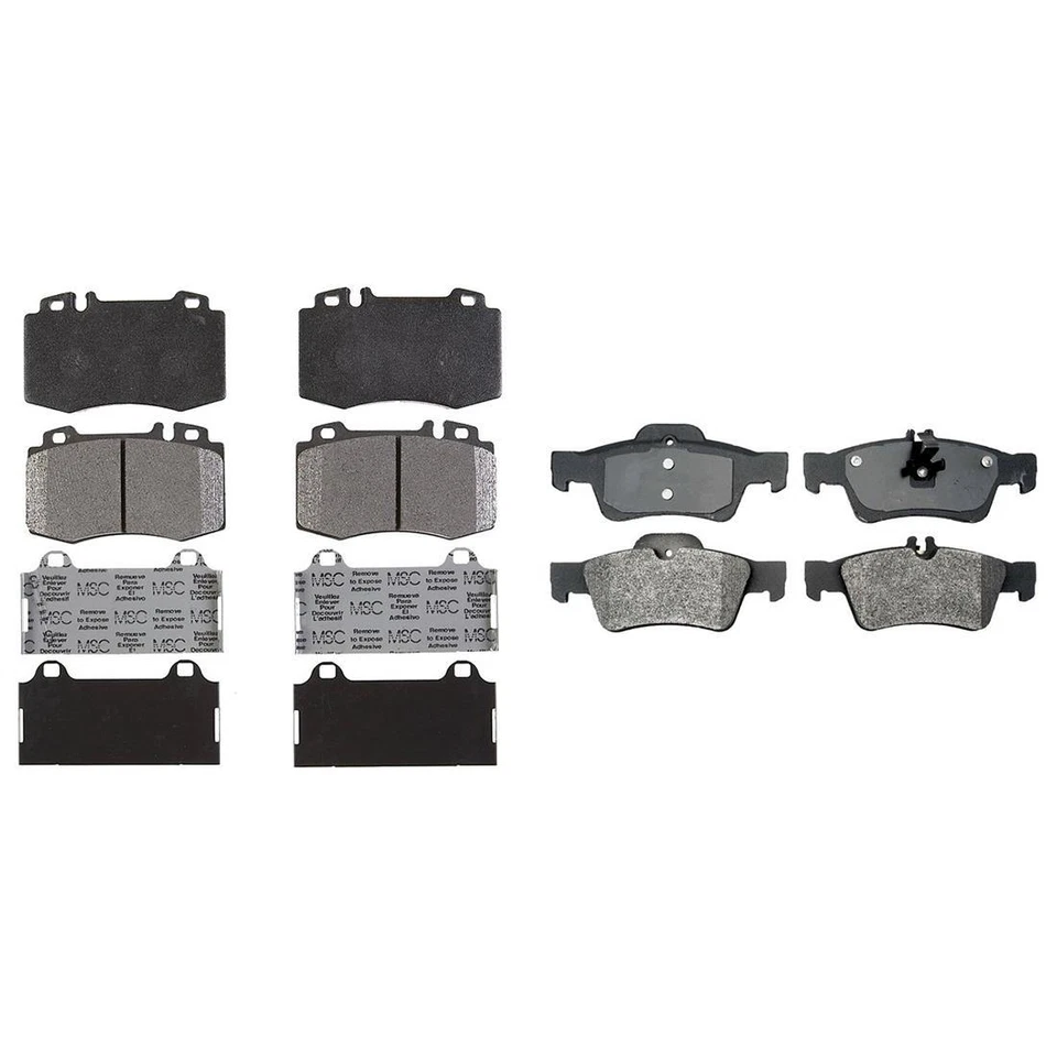 Металлические тормозные колодки передние и задние Element3 для Mercedes-Benz CL500 2006 2005-2003 годов выпуска - Изображение 4 из 4